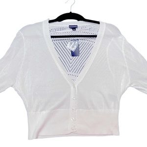 Torrid NWT Lightweight White Cardigan